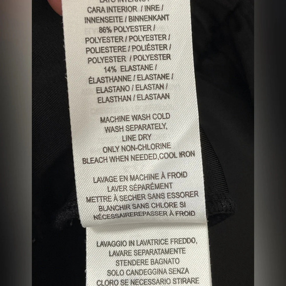 Lysse Ponte Faux Leather Trim Leggings Black Size 2X - Picture 6 of 7